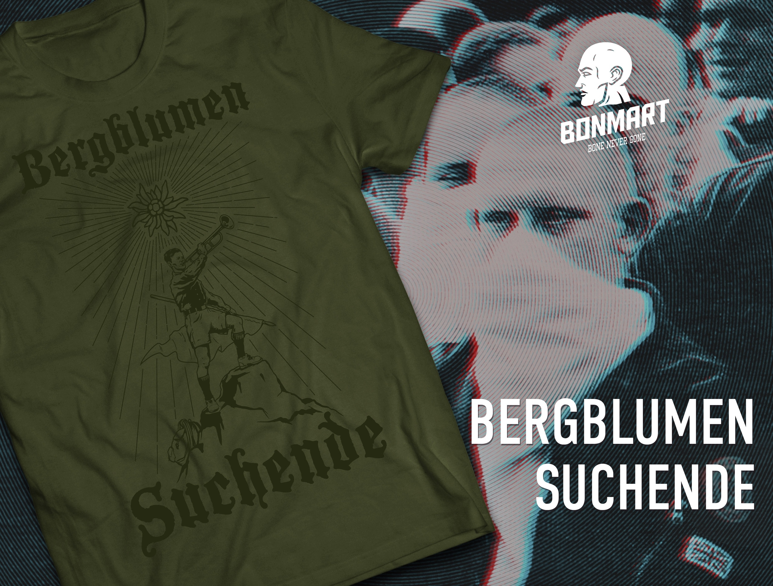 Футболка BonMart Bergblumen Suchende